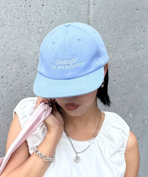 CIAOPANIC TYPY(チャオパニックティピー)の「【UNISEX】スウェットロゴキャップ(キャップ・レディース・ブルー系その他/イエロー/ブラック/チャコールグレー/グレー・ONE SIZE)」の12枚目の写真