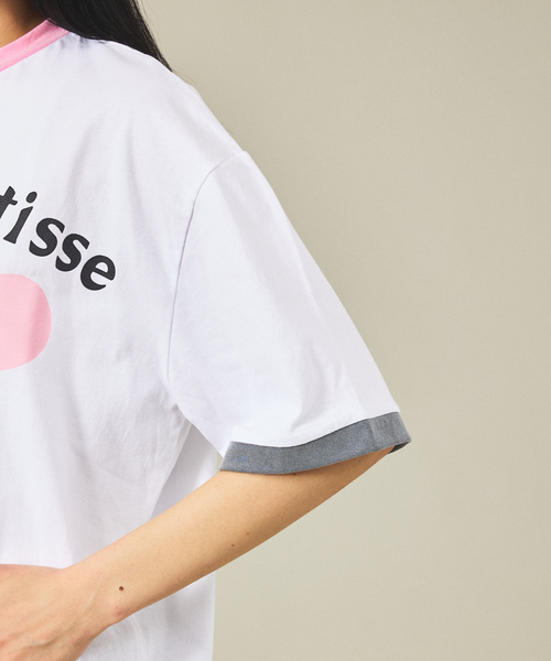 JACKSON MATISSE(ジャクソンマティス)の「【JACKSON MATISSE/ジャクソンマティス】is for lovers Tee/リンガーTシャツ/ユニセックス【WEB限定】(Tシャツ/カットソー・メンズ・レッド/ピンク・M/L/XL)」の16枚目の写真