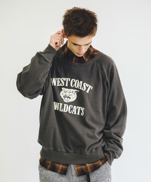 MIXTA（ミクスタ）の「【MIXTA/ミクスタ】CREW NECK SWEAT/クルーネック/ WEST COAST WILD CATS / COUGAR TRAILS/ユニセックス（スウェット）」
