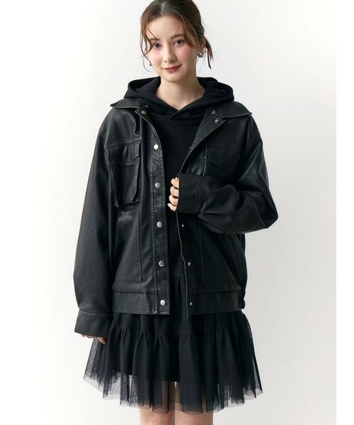 セール】2WAYチュールオーバースウェットワンピース（ワンピース