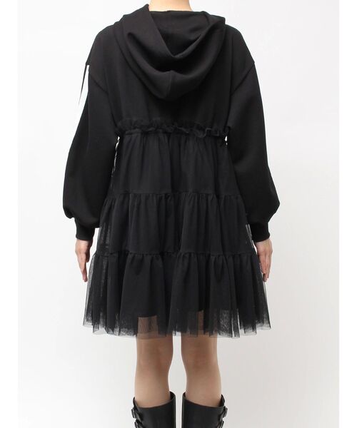 セール】2WAYチュールオーバースウェットワンピース（ワンピース