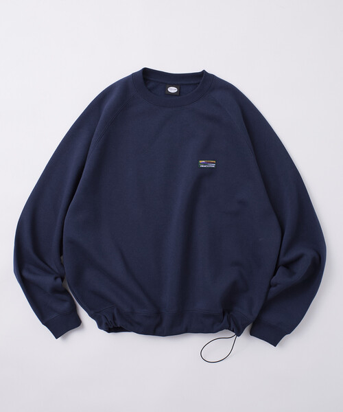 限定展開 ビッグシルエット ワンポイントロゴ ラグランスリーブ