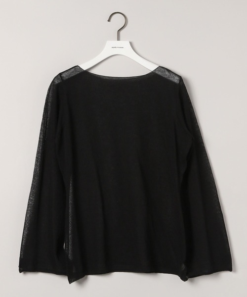 mysty woman(ミスティウーマン)の「シアー長袖ニット 577089(ニット/セーター・レディース・アイボリー/ブラウン/ブラック・FREE)」の18枚目の写真