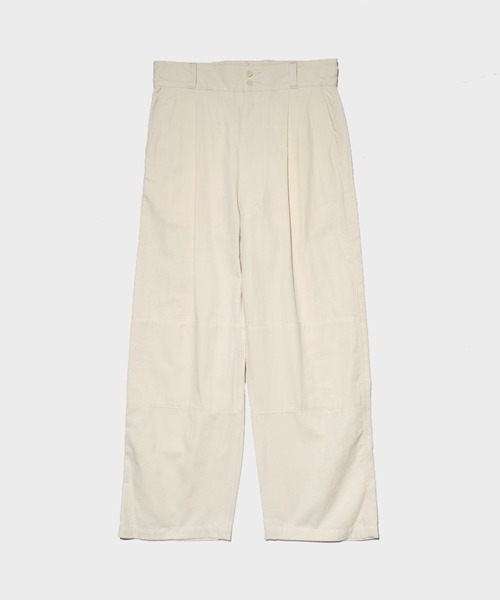 ATON（エイトン）の「【ATON / エイトン】HARD WASHED COTTON M-47 PANTS（その他パンツ・メンズ・ブラック/オフホワイト・4/6）」の2枚目の写真