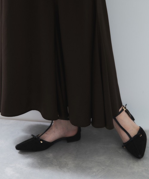 VIS（ビス）の「フィブリルサテン＆レースアソートマーメイドスカート（スカート・レディース・チャコールグレー/ブラウン系その他2/キナリ・FREE）」の11枚目の写真