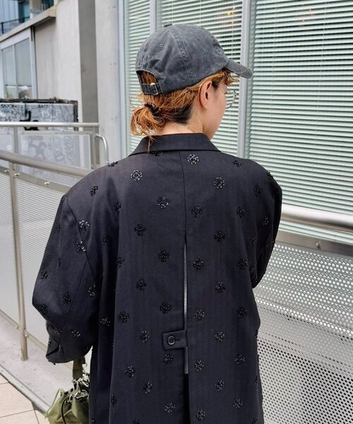 WHIMSIC（ウィムジック）の「【WHIMSIC】ピグメントダイロゴキャップ（ハット・レディース・ブラウン/ブラック/ネイビー・FREE）」の16枚目の写真