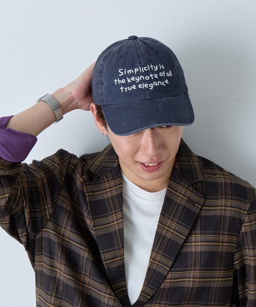 セール】【WHIMSIC】ピグメントダイロゴキャップ（ハット）｜WHIMSIC