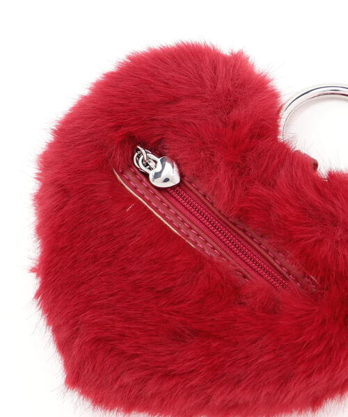 FREE'S MART（フリーズマート）の「◆ハートフェイクチャーム（キーホルダー・レディース・ブラック/ホワイト/レッド・ﾌﾘ-）」の8枚目の写真