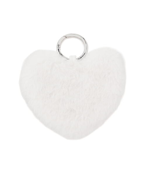 FREE'S MART（フリーズマート）の「◆ハートフェイクチャーム（キーホルダー・レディース・ブラック/ホワイト/レッド・ﾌﾘ-）」の10枚目の写真