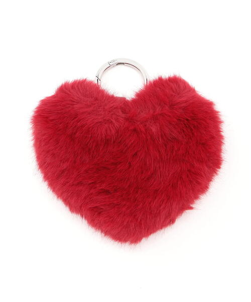 FREE'S MART（フリーズマート）の「◆ハートフェイクチャーム（キーホルダー・レディース・ブラック/ホワイト/レッド・ﾌﾘ-）」の12枚目の写真