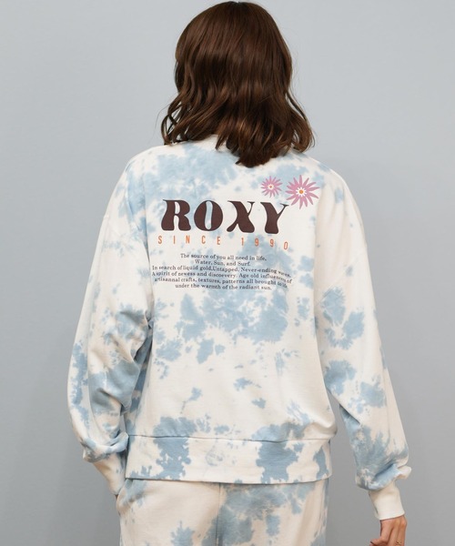 ROXY(ロキシー)の「ROXY/ロキシー スウェット クルーネックトレーナー RLT254038(スウェット・レディース・スミクロ/ヘザーグレー/その他1・L/M)」の1枚目の写真