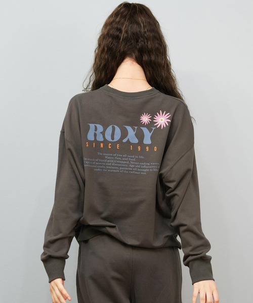 ROXY(ロキシー)の「ROXY/ロキシー スウェット クルーネックトレーナー RLT254038(スウェット・レディース・スミクロ/ヘザーグレー/その他1・L/M)」の5枚目の写真
