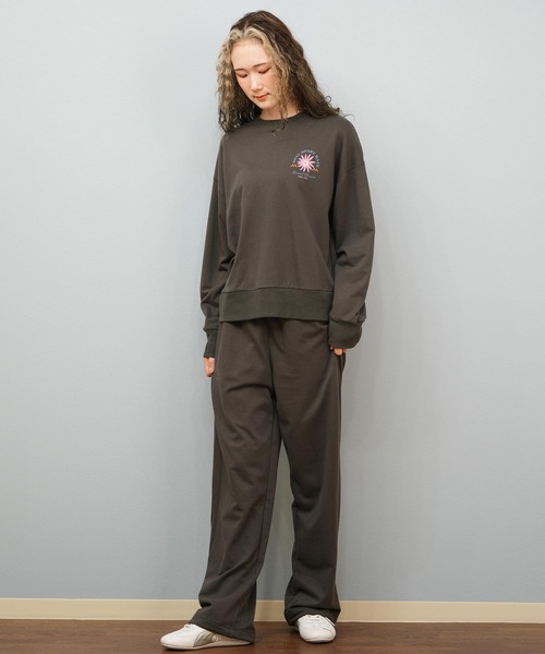 ROXY(ロキシー)の「ROXY/ロキシー スウェット クルーネックトレーナー RLT254038(スウェット・レディース・スミクロ/ヘザーグレー/その他1・L/M)」の6枚目の写真