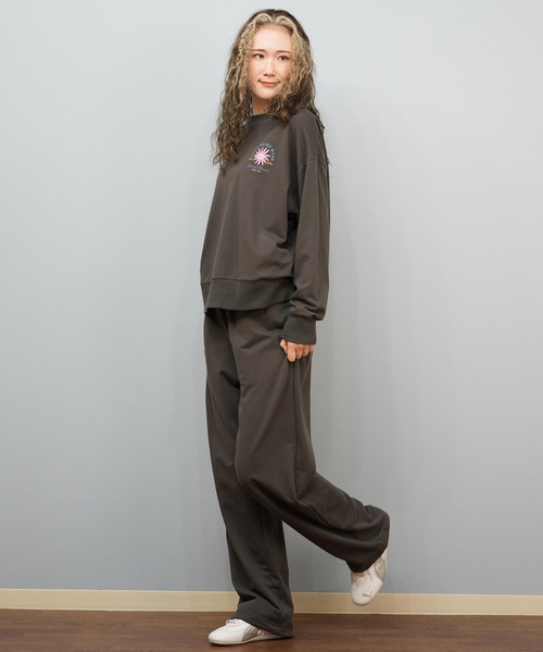 ROXY(ロキシー)の「ROXY/ロキシー スウェット クルーネックトレーナー RLT254038(スウェット・レディース・スミクロ/ヘザーグレー/その他1・L/M)」の7枚目の写真