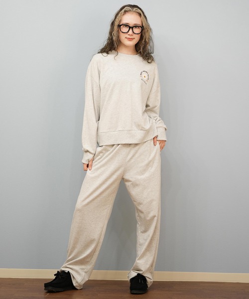 ROXY(ロキシー)の「ROXY/ロキシー スウェット クルーネックトレーナー RLT254038(スウェット・レディース・スミクロ/ヘザーグレー/その他1・L/M)」の11枚目の写真