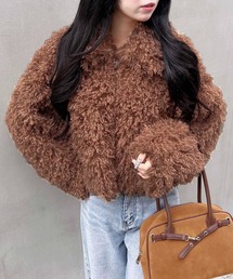 ブルゾン（ブラウン/茶色系・フェイクファー）ファッション通販 - ZOZOTOWN