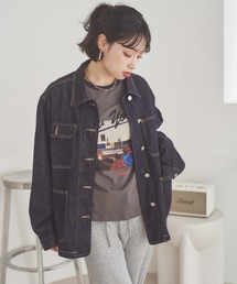 LAULEN | 4 pocket denim coverall jacket /4ポケットデニムカバーオールジャケット(デニムジャケット)