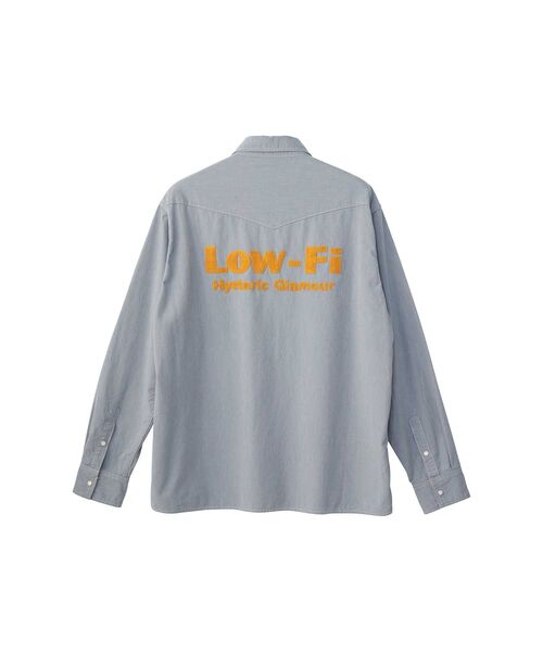 HYSTERIC GLAMOUR（ヒステリックグラマー）の「LOW-FI刺繍 ウエスタンシャツ（シャツ/ブラウス・メンズ・ブルー/グレー/ブラック・SMALL/MEDIUM/LARGE/X-LARGE）」の6枚目の写真