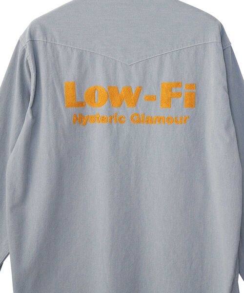 HYSTERIC GLAMOUR（ヒステリックグラマー）の「LOW-FI刺繍 ウエスタンシャツ（シャツ/ブラウス・メンズ・ブルー/グレー/ブラック・SMALL/MEDIUM/LARGE/X-LARGE）」の7枚目の写真