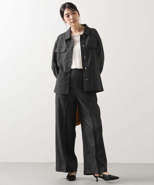 Gready Brilliant(グレディブリリアン)の「デニムベルト付きジャケット(テーラードジャケット・レディース・ブラック・38)」の19枚目の写真