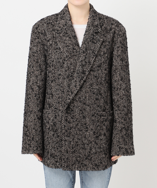 Spick & Span（スピックアンドスパン）の「ヘリンボンツイードジャコット（その他アウター・レディース・マルチ・36/38）」の21枚目の写真