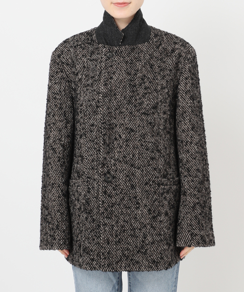 Spick & Span（スピックアンドスパン）の「ヘリンボンツイードジャコット（その他アウター・レディース・マルチ・36/38）」の19枚目の写真