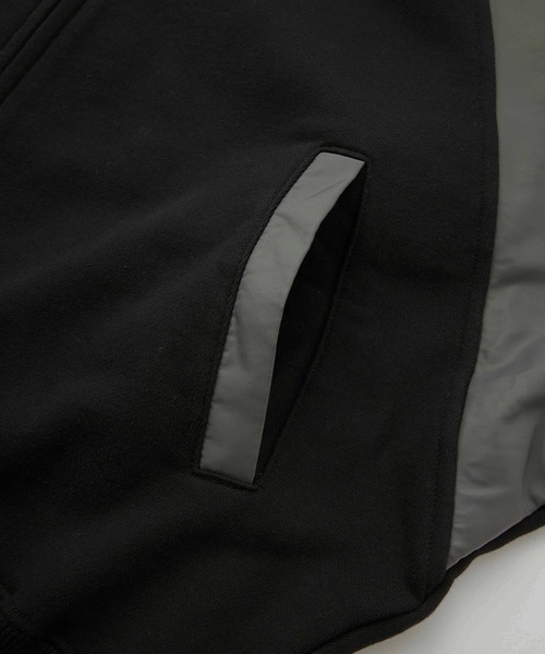 X-girl（エックスガール）の「JERSEY MIX TRACK TOP（ジャージ・レディース・グレー/ブラック・S/M）」の8枚目の写真