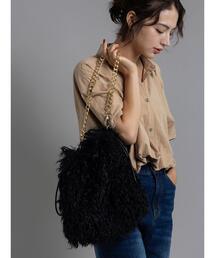Te chichi | ボア×チェーンキンチャクBAG(ハンドバッグ)