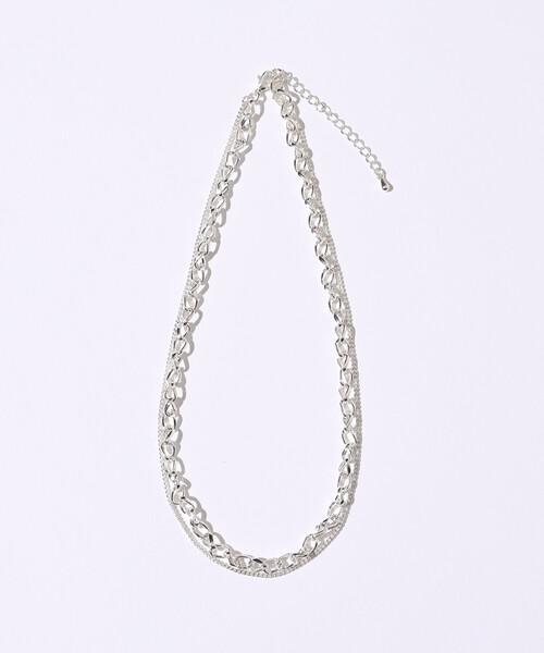 Firsthand（ファーストハンド）の「Firsthand/ファーストハンド ダブルチェーンコンビネックレス（ネックレス・レディース・ゴールド/シルバー・ONE SIZE）」の7枚目の写真