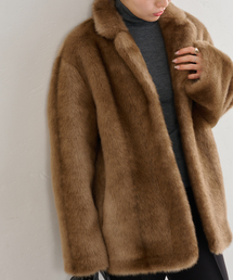 スピック＆スパン 　A POINT フェイクファー Spick & Span（スピックアンドスパン）の「【A.point】別注