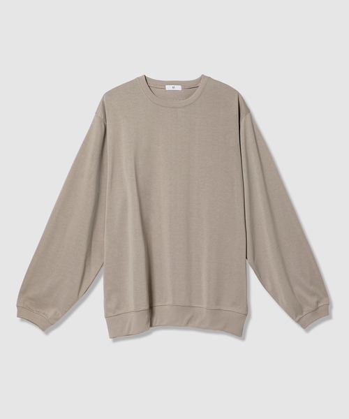 BAYFLOW(ベイフロー)の「【EF(エフ)】ロングスリーブスウェットTEE(MEN)(スウェット・メンズ・ベージュ/ネイビー/ブラウン・MEDIUM/LARGE)」の1枚目の写真