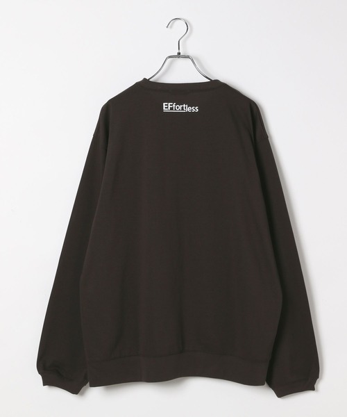 BAYFLOW(ベイフロー)の「【EF(エフ)】ロングスリーブスウェットTEE(MEN)(スウェット・メンズ・ベージュ/ネイビー/ブラウン・MEDIUM/LARGE)」の4枚目の写真