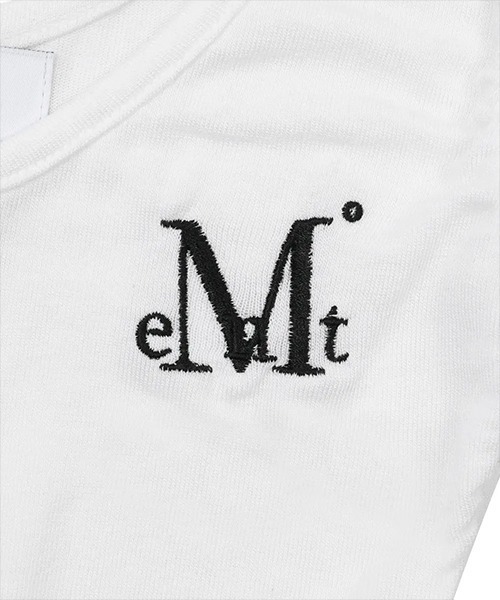 MUCENT（ムセント）の「HARING SIGNATIRE LOGO SNAP BUTTON U-NECK SLEEVELESS（タンクトップ・レディース・ホワイト・FREE）」の4枚目の写真