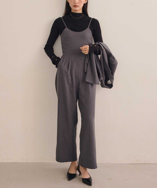 セール】【ZOZO限定】トリニティスリムオールインワン（つなぎ