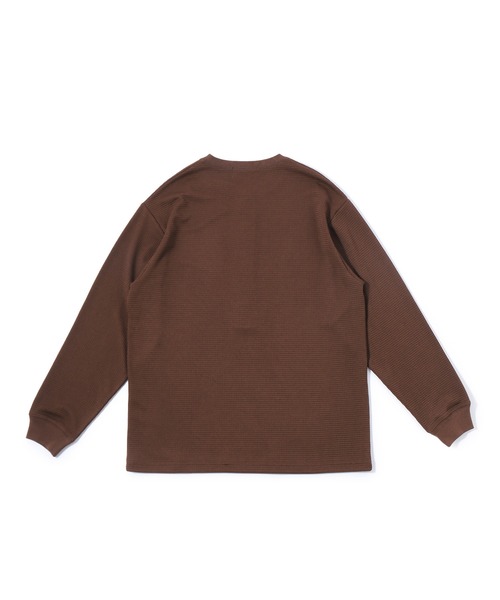 FUSE(フューズ)の「テックサーマル ヘンリーネックシャツ(Tシャツ/カットソー・メンズ・グレー/ホワイト/ブラウン・01/02/03)」の9枚目の写真