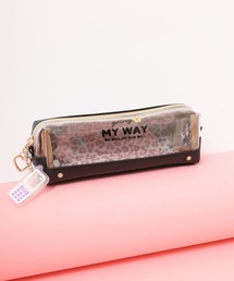 BRANDALISED（ブランダライズド）の「PVC×合皮ﾋｮｳ柄Pﾎﾟｰﾁ(MY WAY)（ポーチ）」