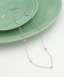 KONRON（コンロン）の「「KONRON/コンロン」Necklace : Mayu SV925 38.5cm  K18/プラチナコーティング（ネックレス）」