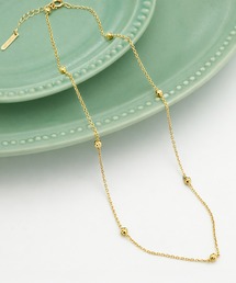 KONRON（コンロン）の「「KONRON/コンロン」Necklace : Mayu SV925 38.5cm  K18/プラチナコーティング（ネックレス）」