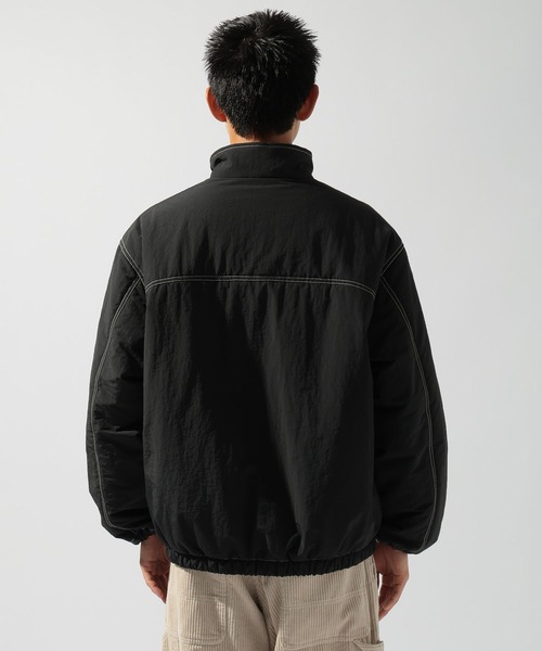 ニコアンド リバーシブルスタンドブルゾン ブラック Lサイズ niko and
