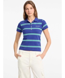 GUESS JEANS Short Sleeves Slim Stripe Polo ポロシャツ