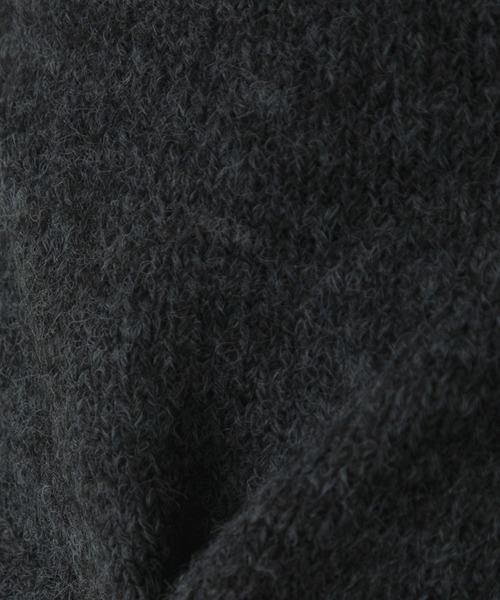 Elishe（エリシェ）の「ヘアリーニットロングスカート（スカート・レディース・チャコールグレー/ホワイト/オレンジ・FREE）」の21枚目の写真