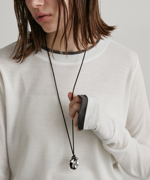 Auntie Rosa Holiday(アンティローザホリデー)の「メタルパーツコードチョーカー / ネックレス(ネックレス・レディース・シルバー・FREE)」の5枚目の写真