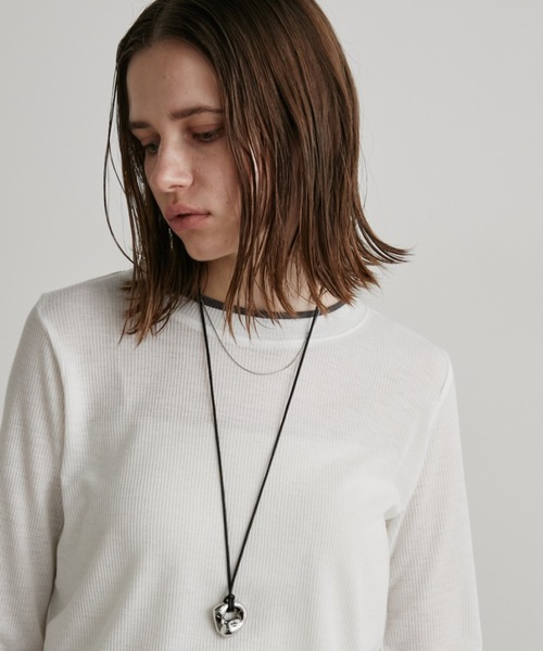 Auntie Rosa Holiday(アンティローザホリデー)の「メタルパーツコードチョーカー / ネックレス(ネックレス・レディース・シルバー・FREE)」の4枚目の写真