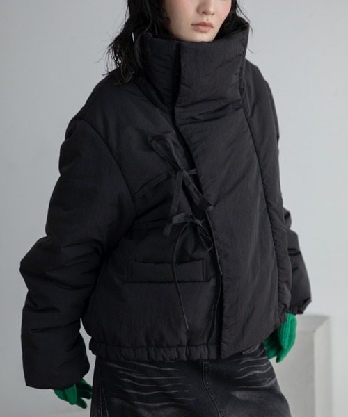 VACANCY（ヴァカンシー）の「ダブルリボンショート丈ダウン（ダウン