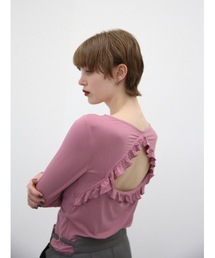 cup-in back frill tops