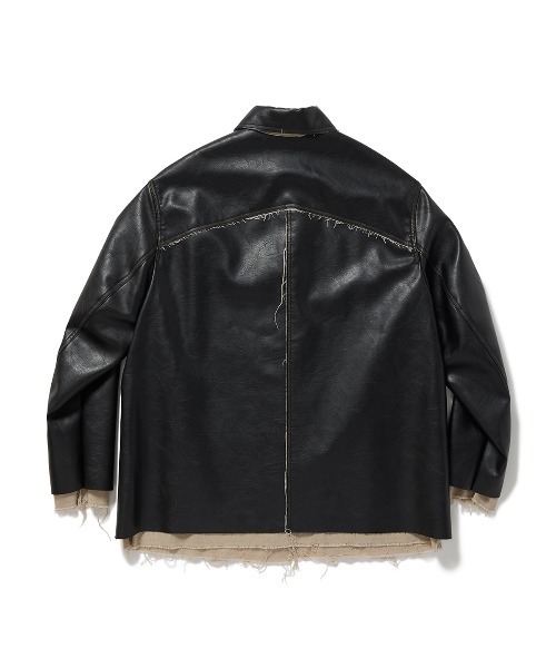 PERVERZE（パーバーズ）の「Washed Leather Jacket（テーラード