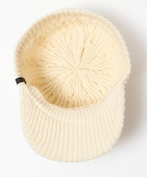 c/est/シーエ MORY ウール ケーブル編み ニットキャップ