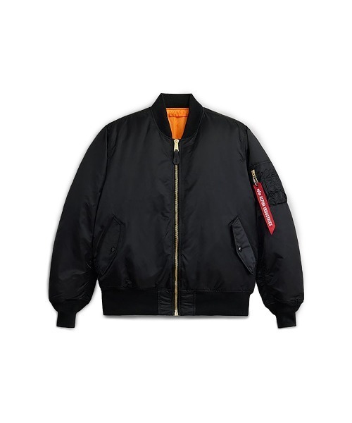 Alpha Industries(アルファインダストリーズ)の「Alpha Industries/アルファインダストリーズ/ALPHA MA-1 FLIGHT JACKET/エムエーワン フライトジャケット(MA-1・メンズ・ブラック/カーキ/ライトブルー/グレー/チャコールグレー/セージグリーン/ローズ/ダークグレー/ネイビー/マスタード/ライトグレー/ブラウン・XS/S/M/L/XL/2XL/4XL/5XL/3XL)」の13枚目の写真