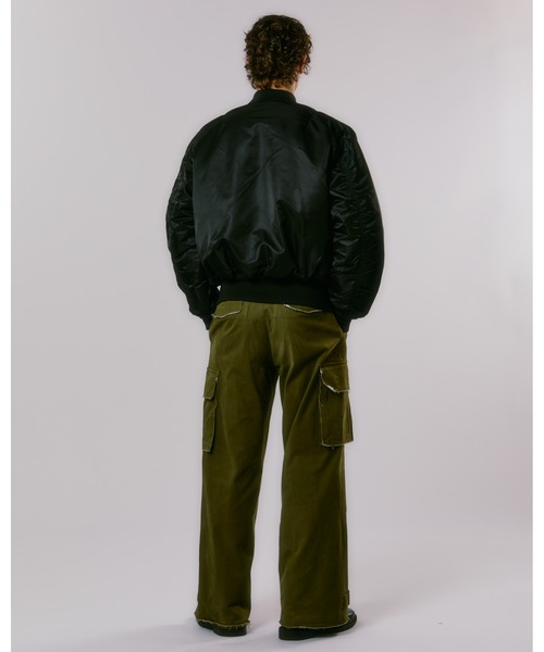 Alpha Industries アルファ　MA-1 フライトジャケット　カーキ Alpha Industries MA-1 Mixed Cotton Jacket Green | Culture Kings US
