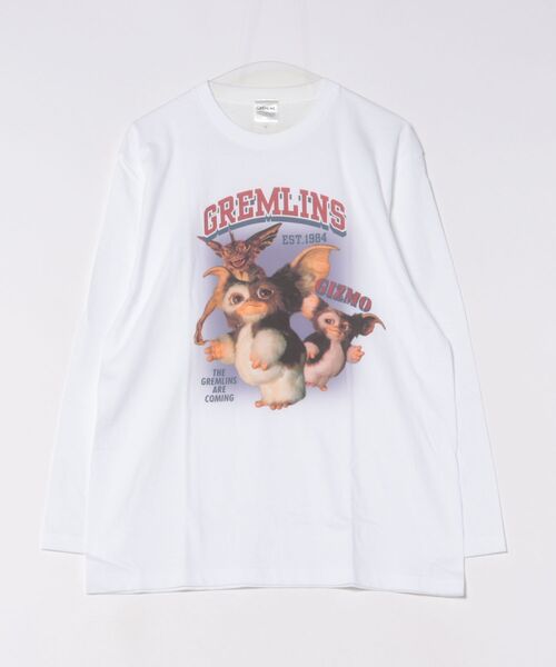 Rendez-Vous(ランデヴー)の「【 GREMLINS 】 グレムリン ロングスリーブTシャツ 25W10(Tシャツ/カットソー・レディース・ブラック/ホワイト・LARGE/X-LARGE)」の1枚目の写真